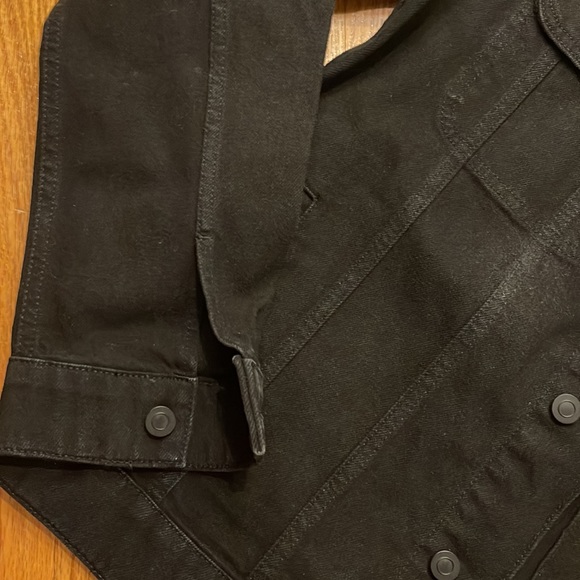 ASOS Black Denim w/removable collar - Picture 4 of 6